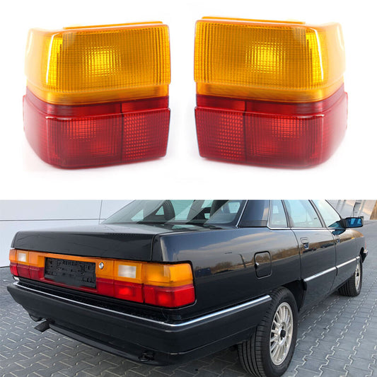 1 Pair Rear Tail Light Brake Light Left+Right for Audi 100 C3 Sedan1983-1990