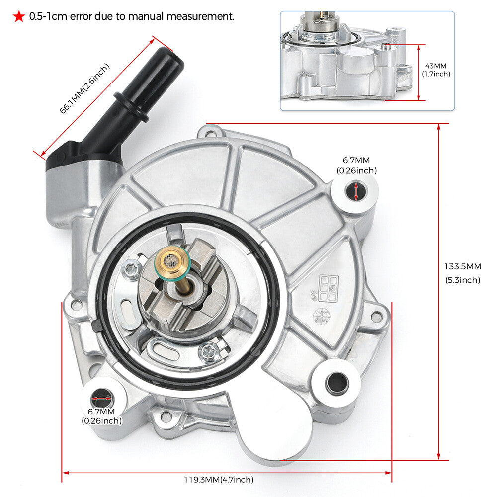 For 2013 2014 2015 2016 18 F-150 for Ford Parts 3.5L Turbo Vacuum Pump Assembly