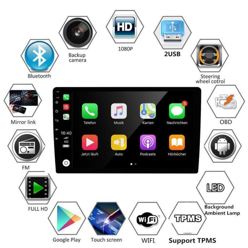 9 Android Car Stereo Radio WiFi CarPlay 2+32GB for Toyota RAV4 2013-2017