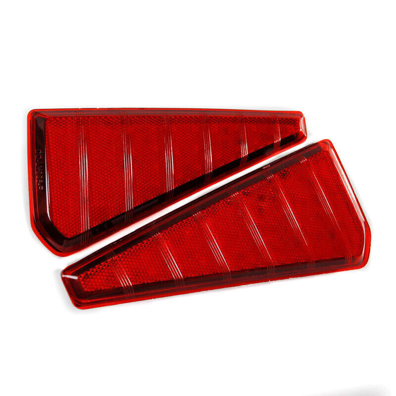 for Toyota NOAH VOXY 80 1 Pair Rear Bumper Light Reflector Lens Stop Brake Lamp