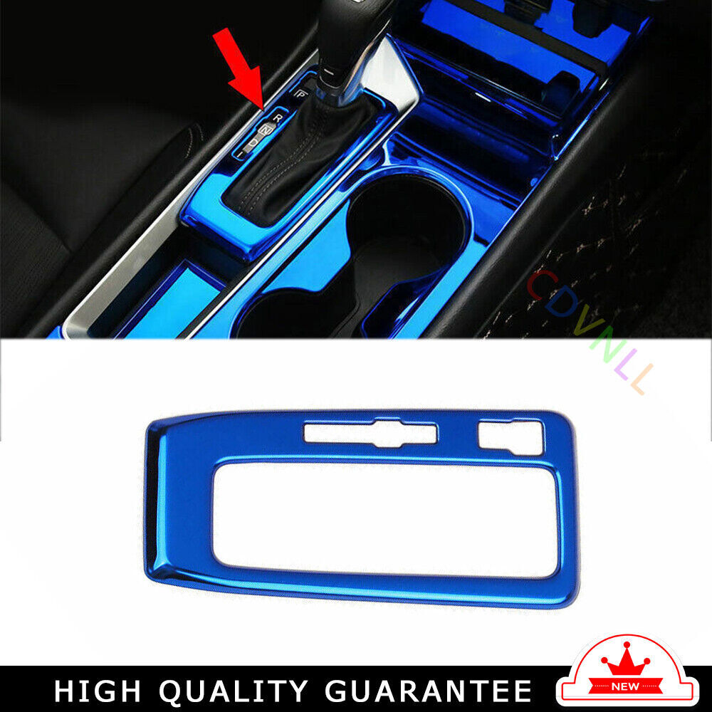 Console Gear Shift Frame Cover Trim 1X for Nissan Altima/Teana 19-22 Blue Steel