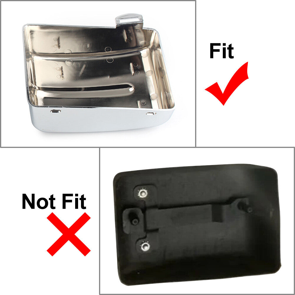 Black Battery Side Covers for Harley Dyna Fat Bob Street Bob Super Wide Glide
