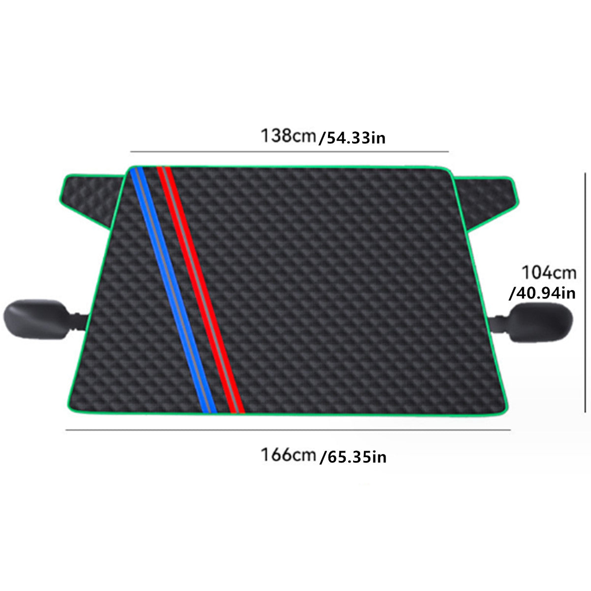 Car Windshield Snow Cover Winter Ice Frost Guard Protector Windproof Sun Shade