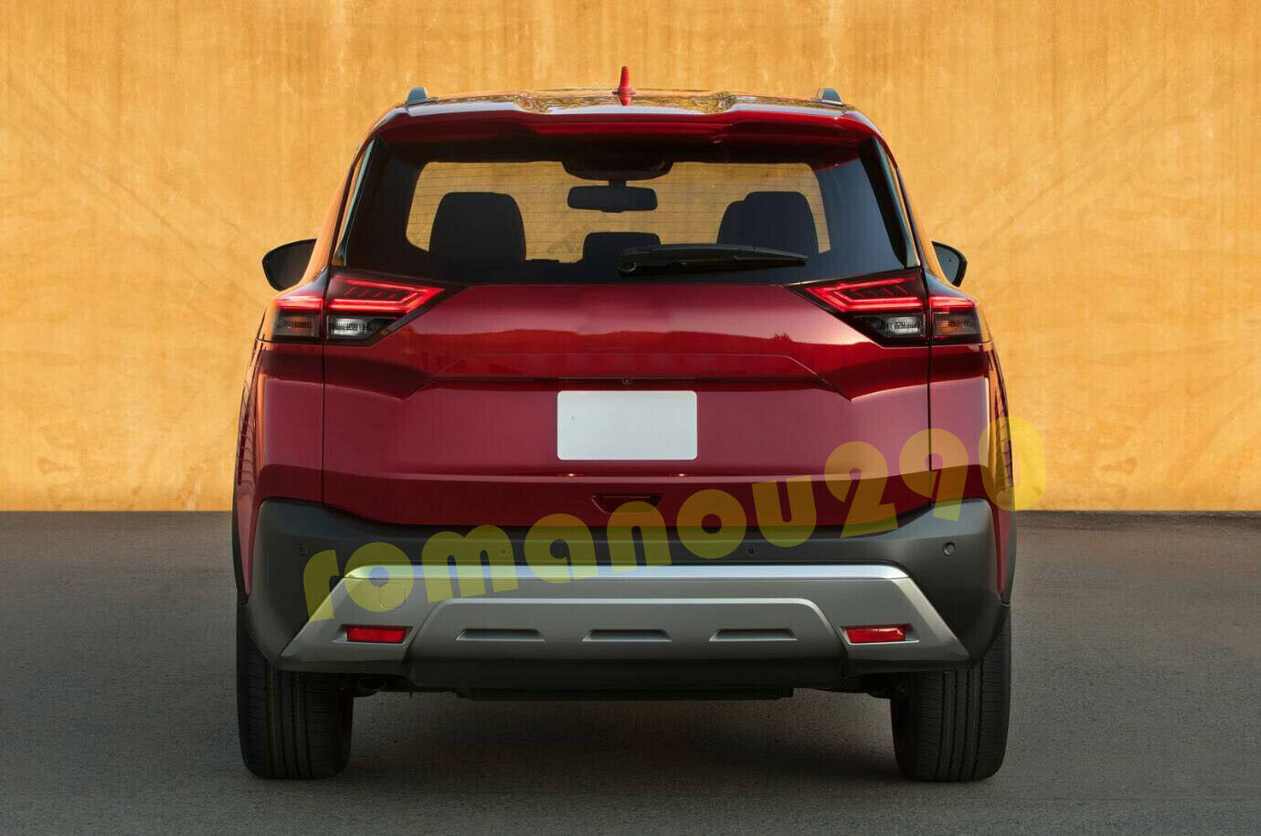 ABS Chrome Style Rear Lower Bumper Sill Molding Trim for Nissan Rogue 2021-2023