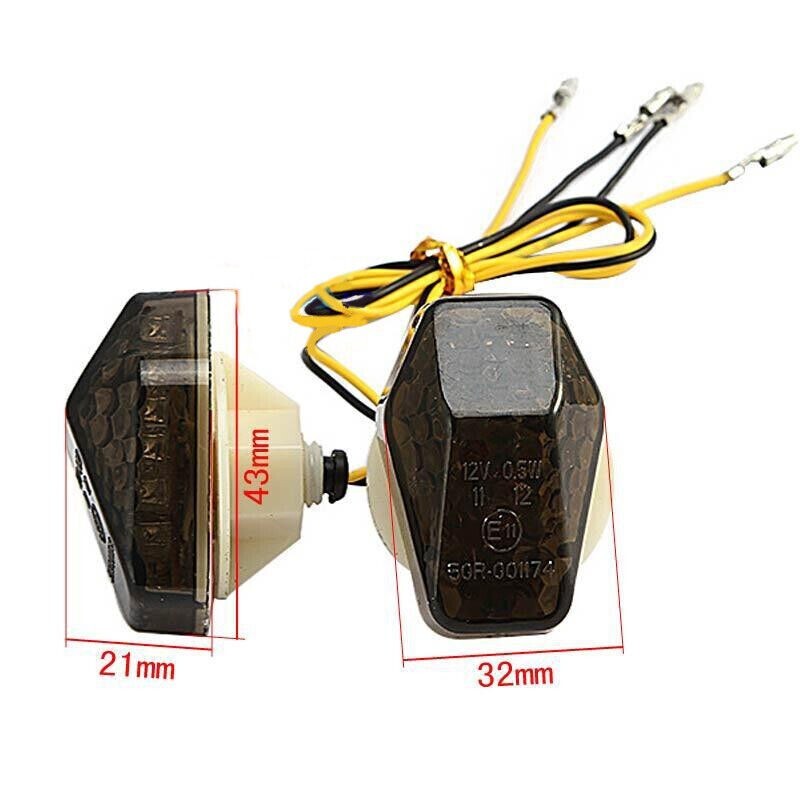 LED Flush Mount Turn Signal Light Indicator Fit for GSXR600/750/1000 2001 K1 K2