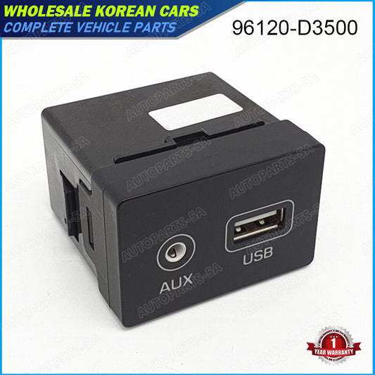 96120-d3500 USB/AUX Audio Input Port Adapter Jack for 2016-2018 for Hyundai for Tucson