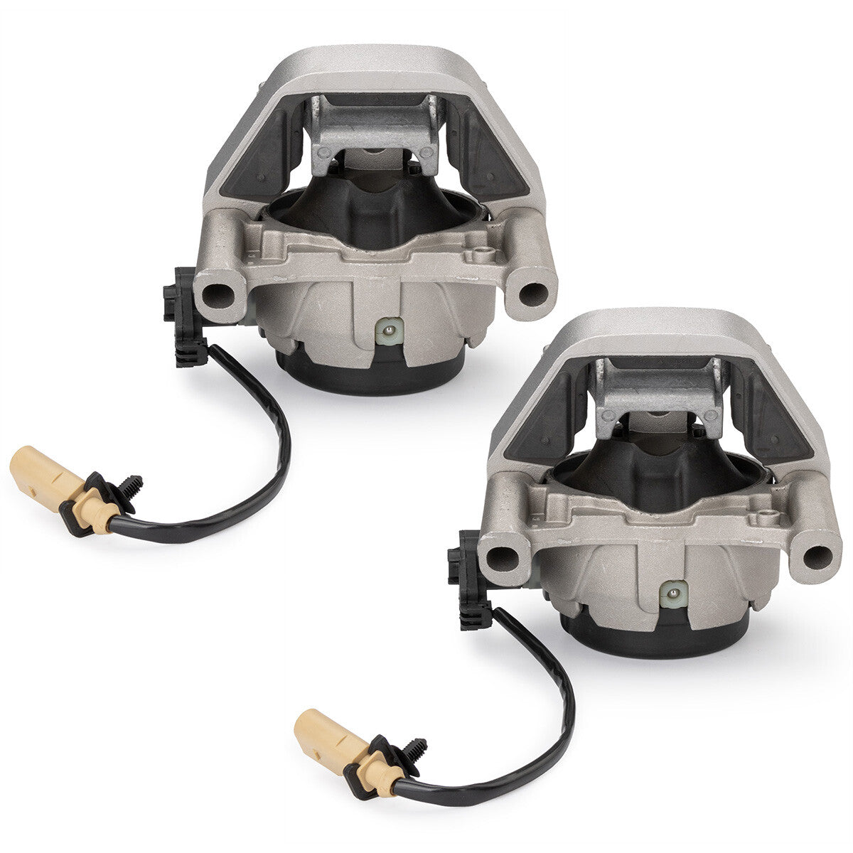 A pair of LR side engine mounts for Audi A6, A7, and Quattro 2012-2018 4G0199381