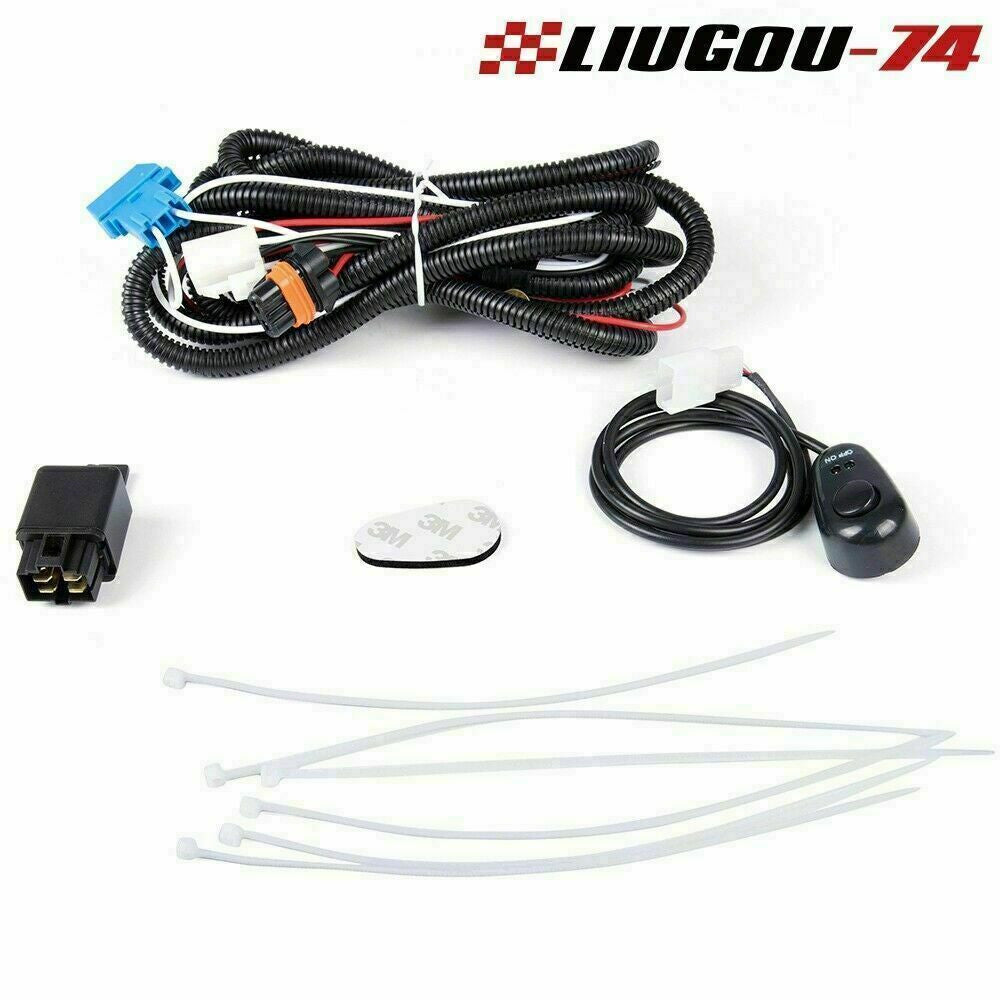Lens fog light + wiring + switch kit suitable for 03-06 for GMC for Sierra 1500 2500 3500 new