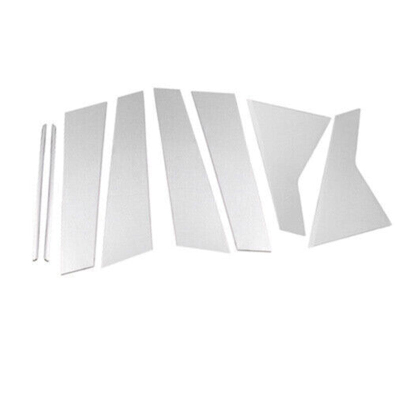 Chrome Pillar Posts for Kia Sorento 2011-2015 8pc Set Door Trim Mirror Cover Kit