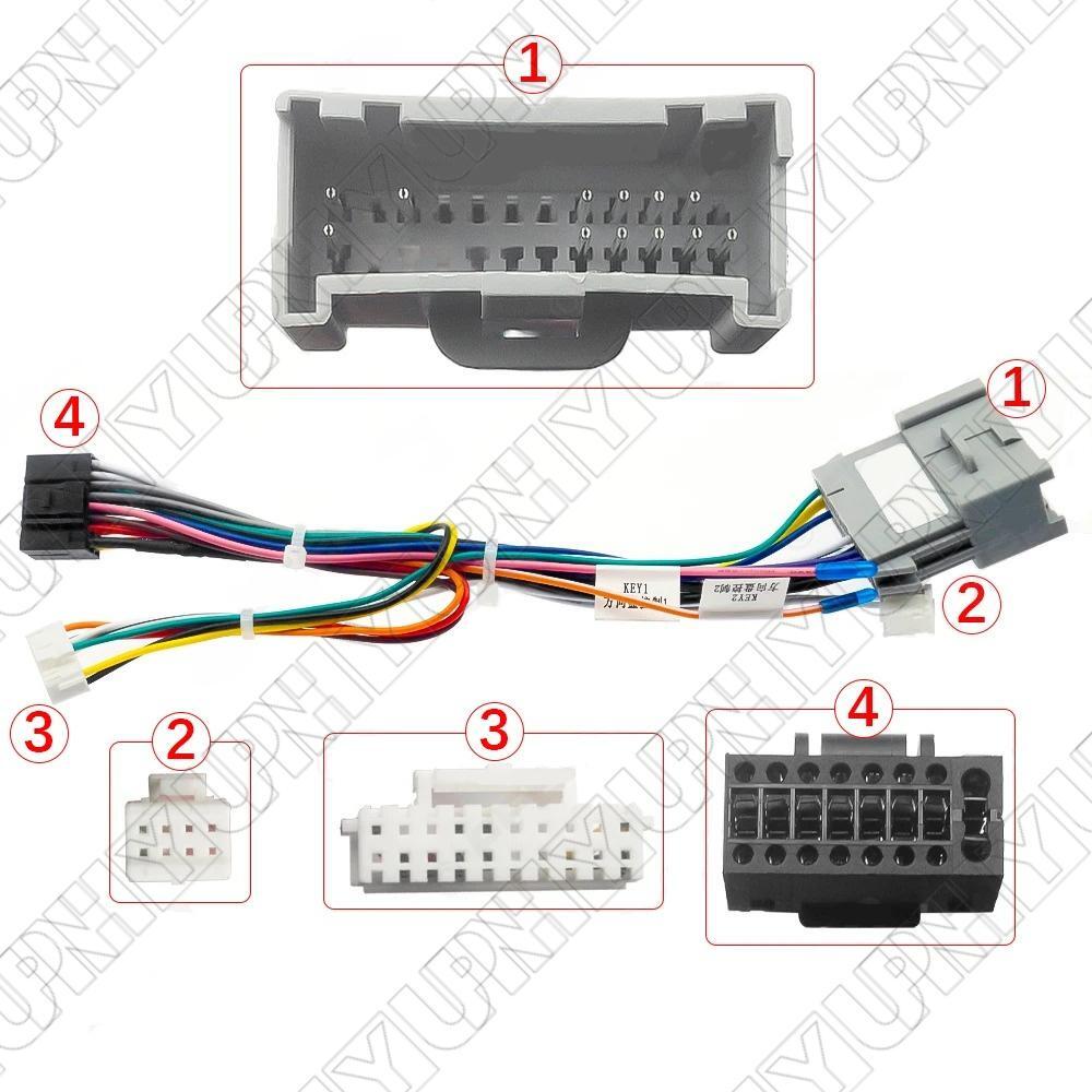 For 02-06 for Hummer H2 H3 9 10 Stereo Radio 16 Pin Power Wiring Harness w/ Canbus