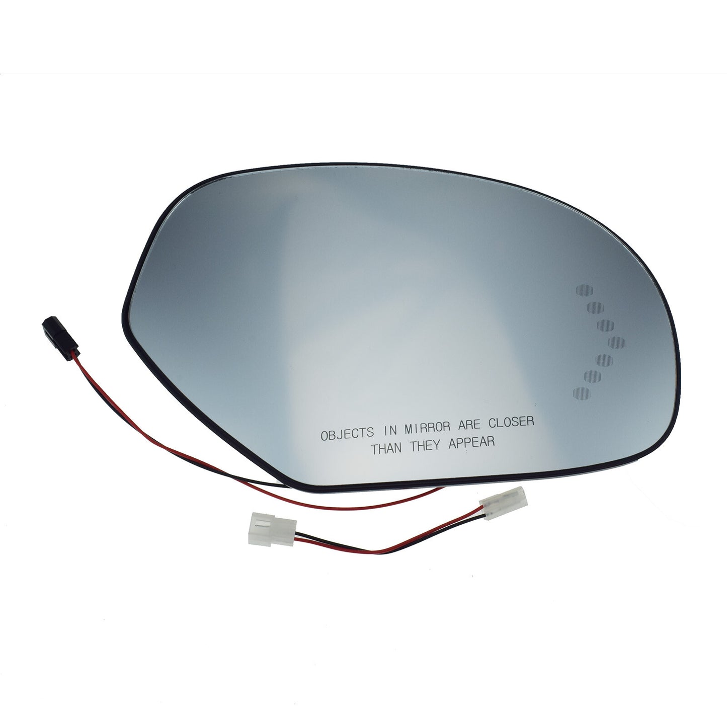 Left Driver Side Heated Mirror Glass 15874992 For 07-13 for Chevrolet Silverado for GMC