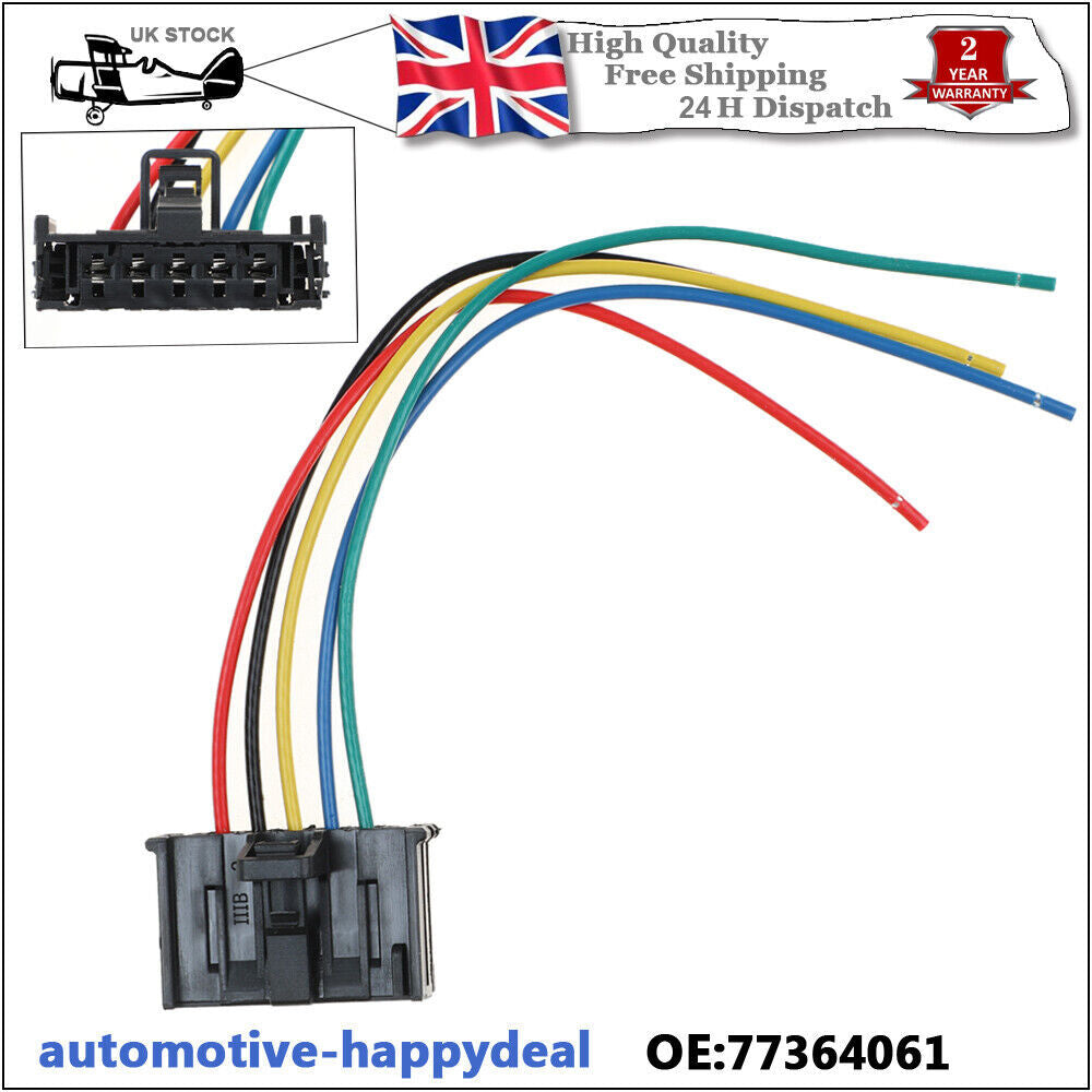 for VAUXHALL for CORSA D HEATER RESISTOR WIRING LOOM REPAIR HARNESS PLUG