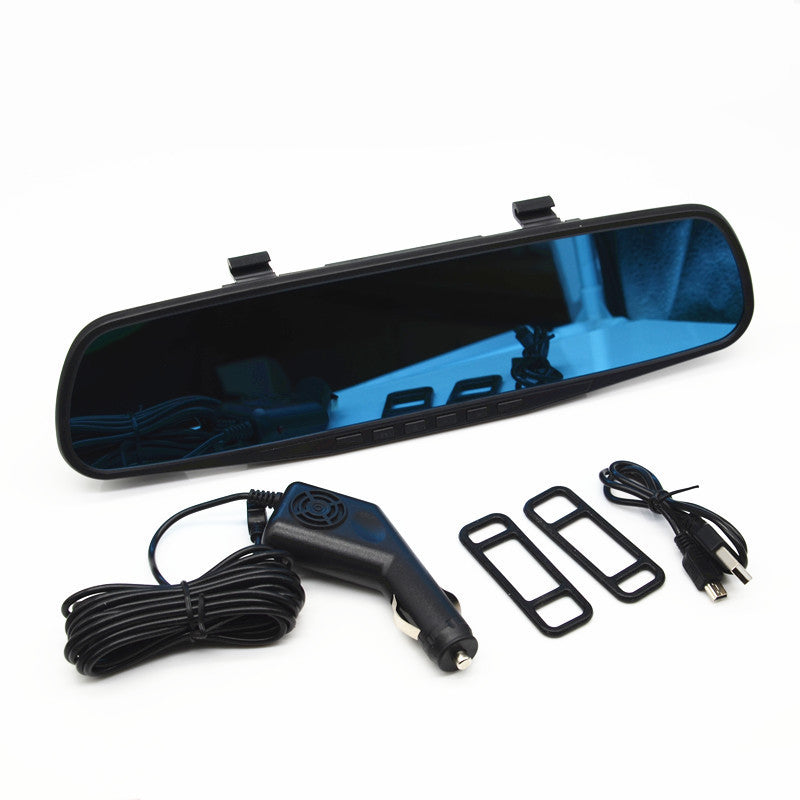 2.4 Car Rearview mirror Camera Dash Cam IR DVR CCTV Night USE Recorder