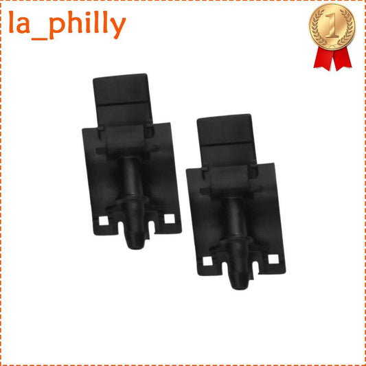 2x for TOYOTA TUNDRA 2007-2021 Front Washer Nozzle Black Plastic 85381-0C030