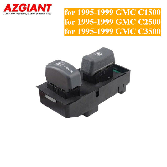 Window switch applicable to 1995-1999 for GMC C1500/C2500/C3500 front right drive side.