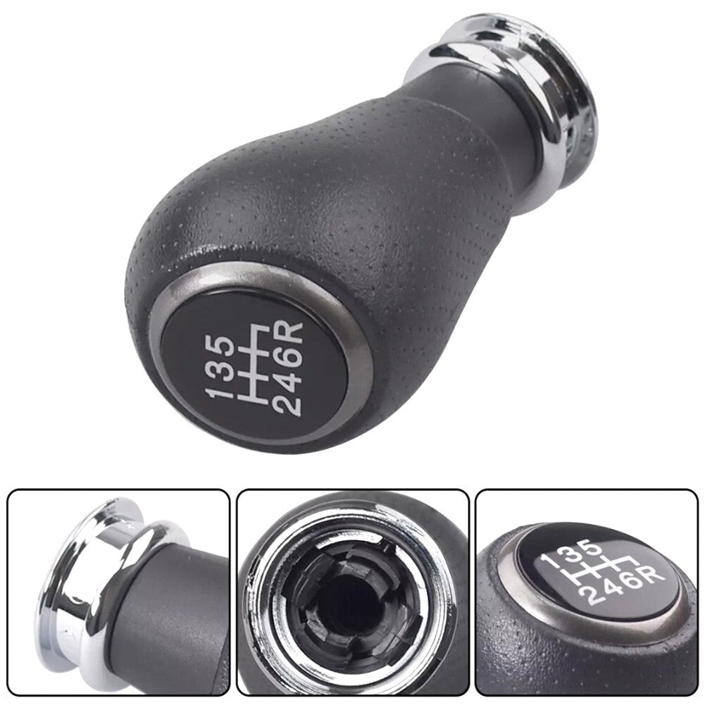 6+R Speed Gear Knob leather Plastic Black for Honda for CR-V 2006 - 2011 III gen