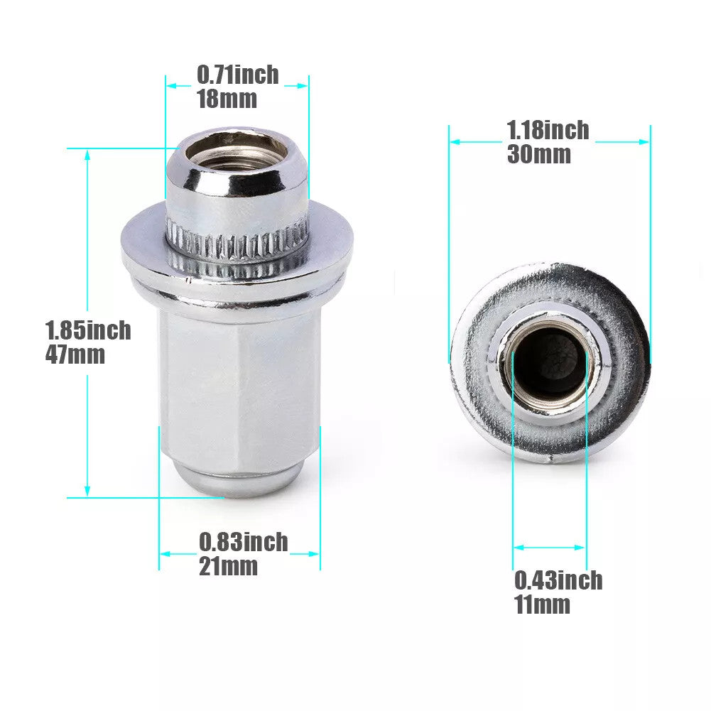 2PCS Wheel Lug Stud Nut for Toyota for SIENNA for LEXUS SC300 90942-02049 90942-01058
