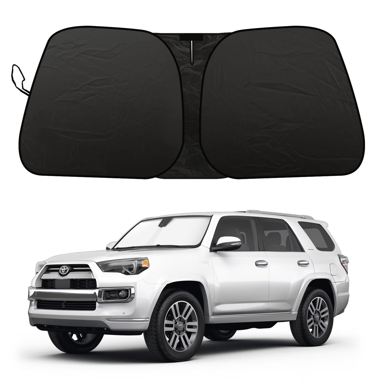 For 2010-2025 for Toyota 4Runner Car Front Windshield Sun Shade Reflective UVs Cover