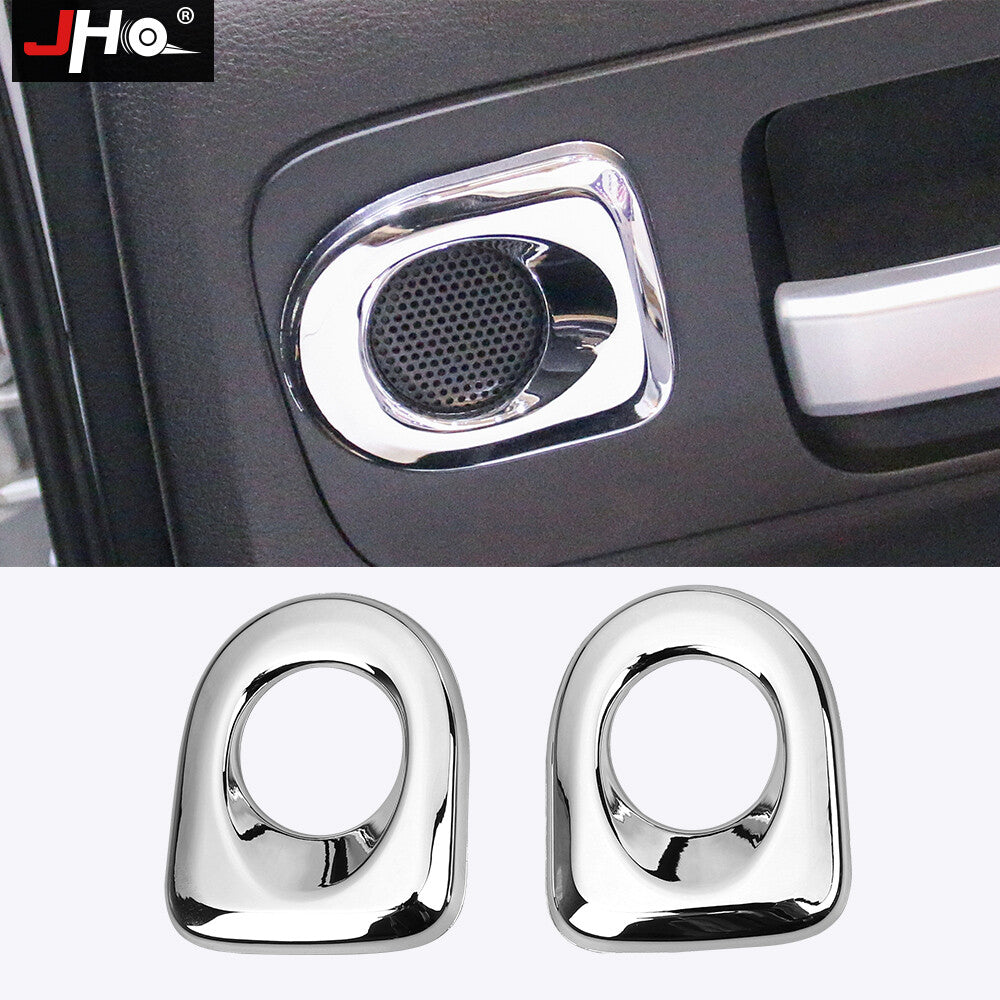 Chrome Car Inner Rear Door Speaker Cover Trim Overlay for Toyota Tundra 2014-21
