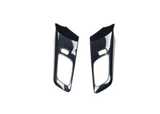 Fit for Ford Ranger 15-2021 Carbon Fiber Interior Door Handle Lock Cover Trim 2