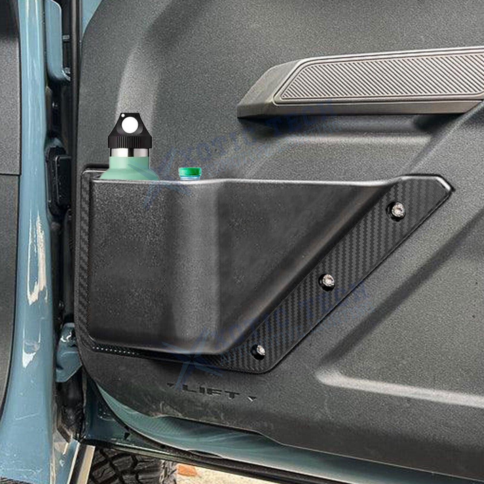 Front Door Storage Box Insert Cup Holder Accessories for Ford Bronco 2021-2023
