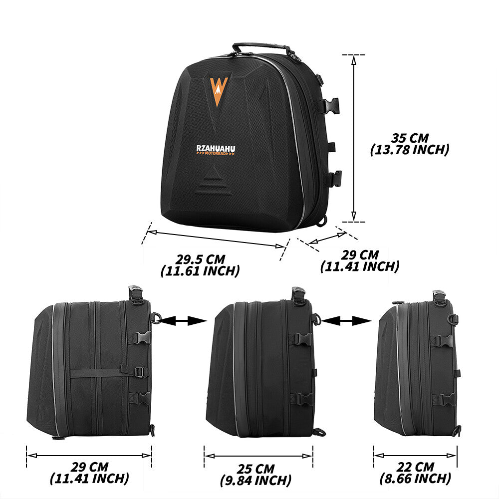 Universal Motorcycle Rear Saddle Travel Storage Waterproof Large Capacity Bags