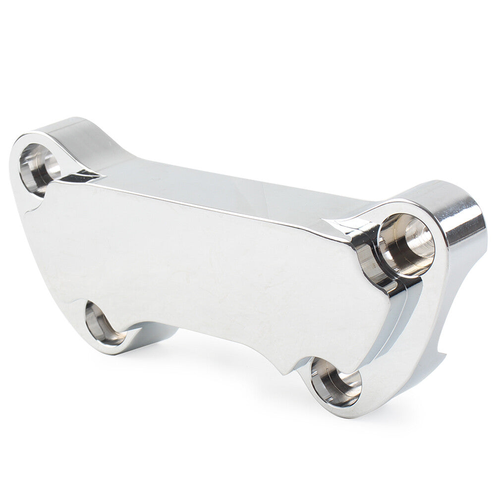 for Harley Dyna Softail Sportster 883 1 Handlebar Riser Top Clamp Cover Chrome