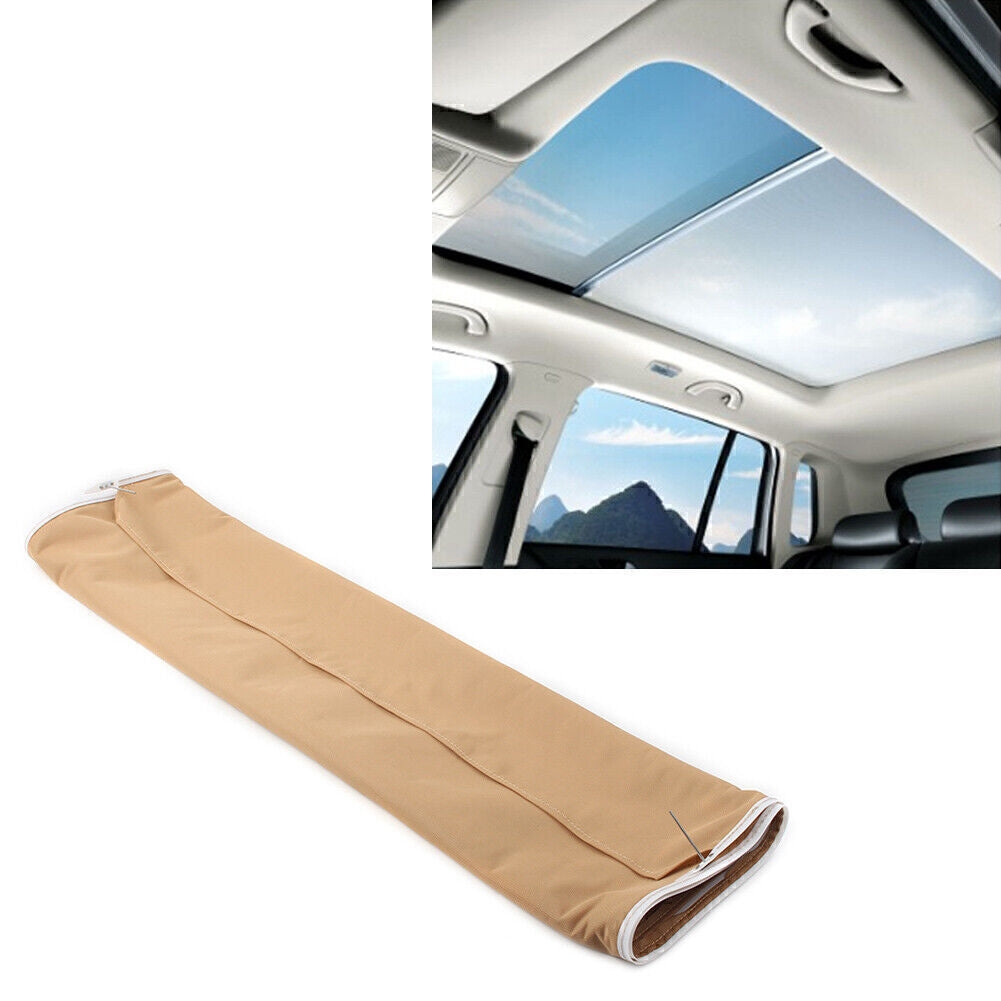 Sunroof Sunshade Curtain Cover Fit for Porsche for Cayenne 2003-2010 BeigeYellow