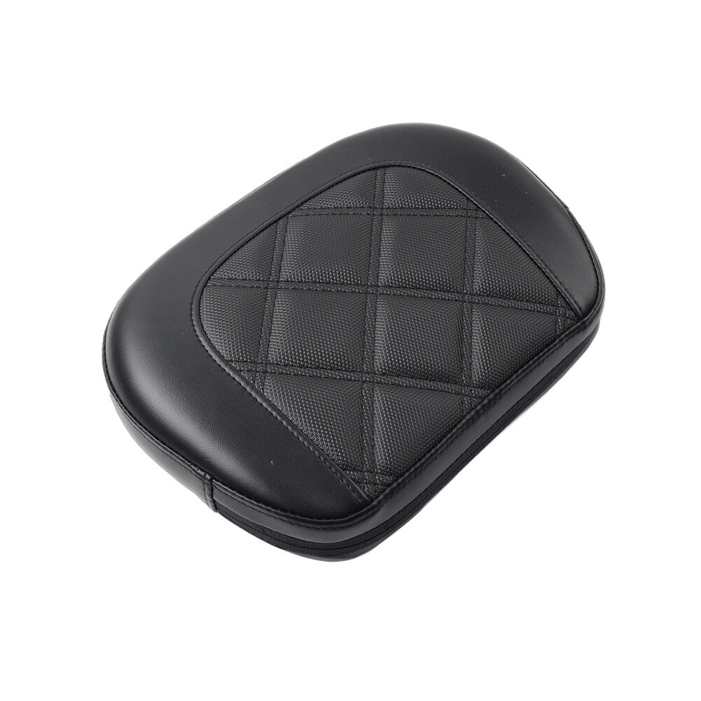 Black Stitching Passenger Sissy Bar Backrest Pad for Harley Electra Road Glide
