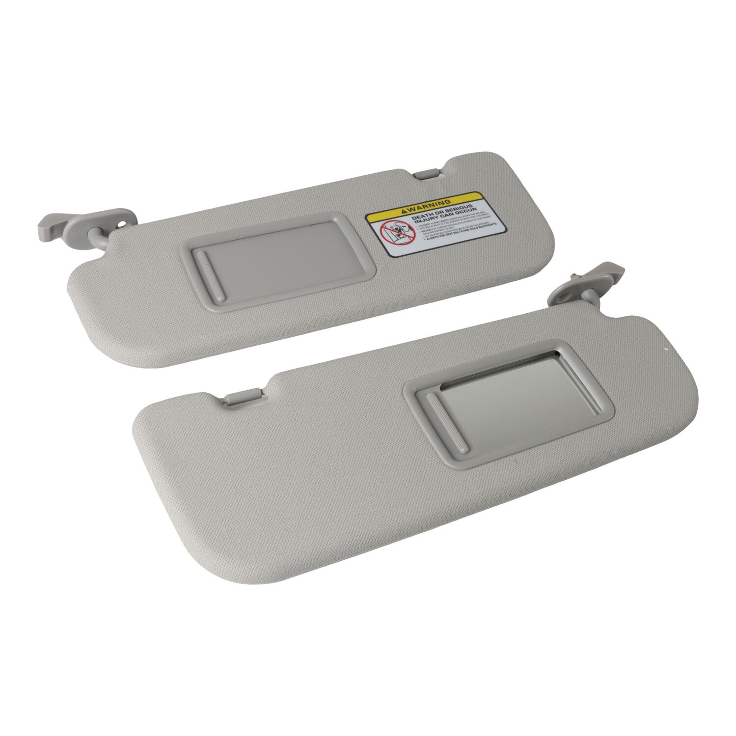 Pair Sun Visors w/Mirror for 2011-2015 for Hyundai for ELANTRA 852103X000TX 852203X000TX