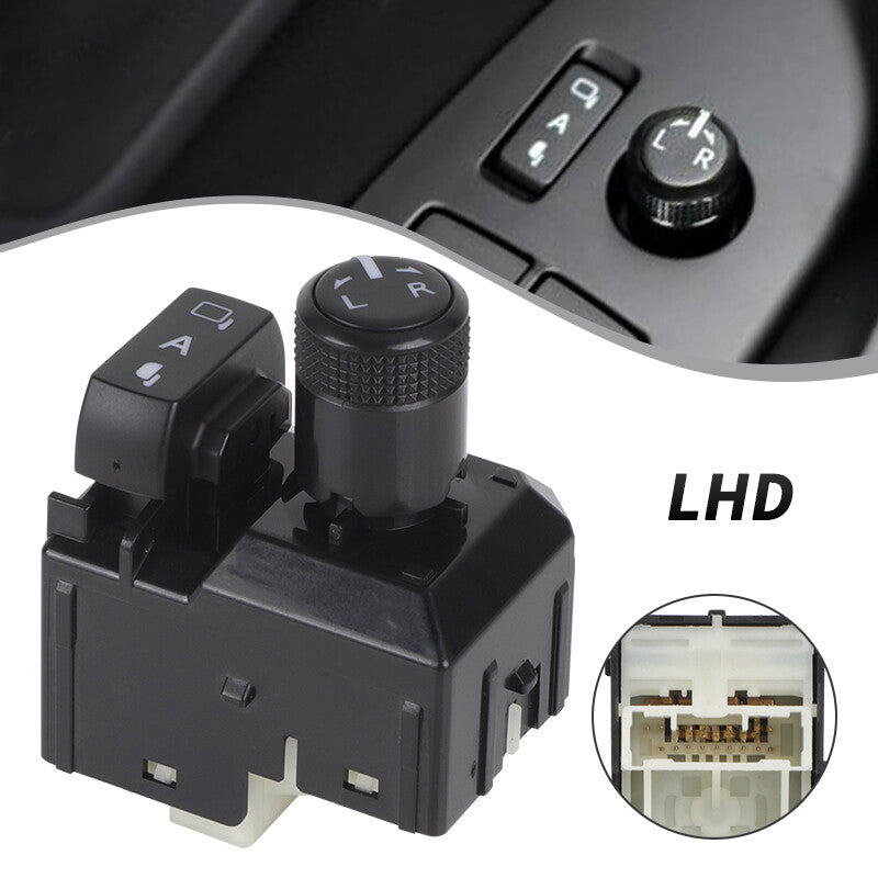 Adjust Rearview Mirror Switch Master Button Knob fit for Toyota Hilux Revo 2015-2020