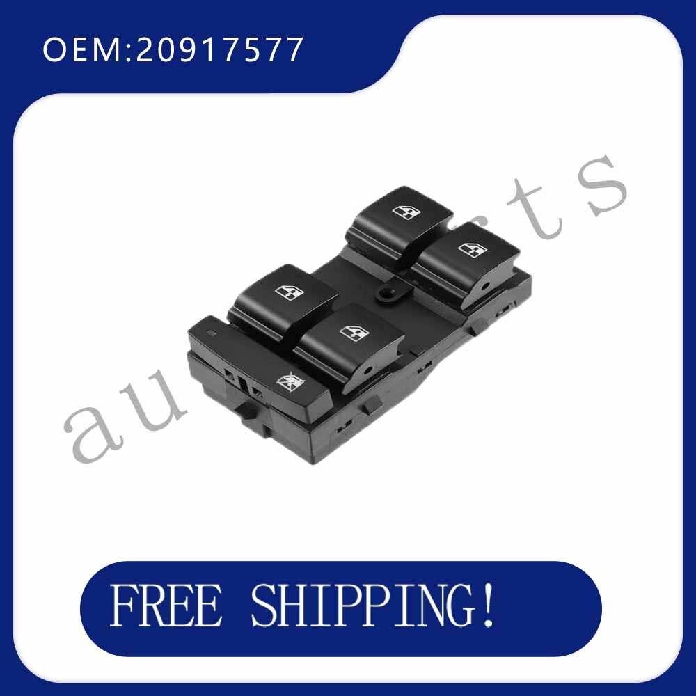 for Chevrolet for Cruze Ltd. 2016 Black No. 20917577 1 Set of Power Window Switches