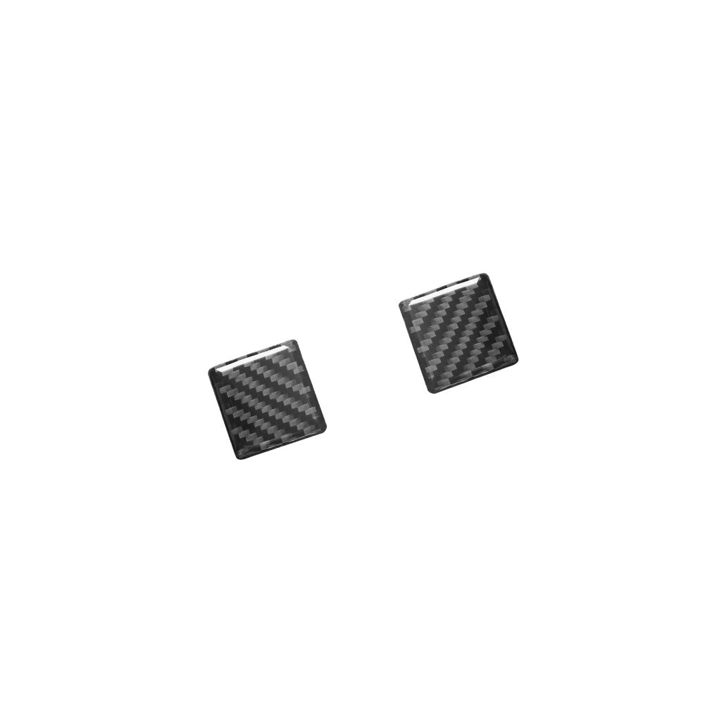 2x Carbon Fiber Front Door Handle Trim for Land Rover Discovery Sport 2015-19