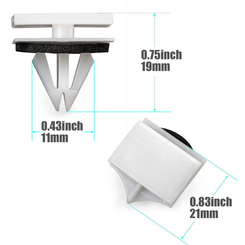 30PCS W716503-S300 Exterior-Rocker Panel Molding Retainer With Sealer  for ford