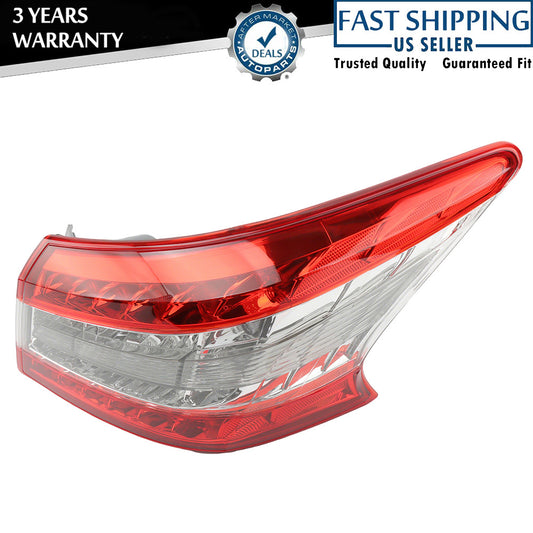 NI2804100 for Nissan Sentra Outer Tail Light Assembly 2013 2014 RIght Side For