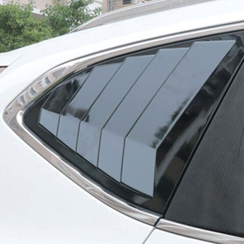 Gloss Black ABS Side Vent Window Scoop Louver Trims for Honda CR-V CRV 2017-2022