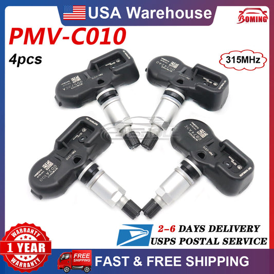 4pcs TPMS TIRE PRESSURE SENSOR for Toyota for Camry for Corolla for Lexus for Scion PMV-C010