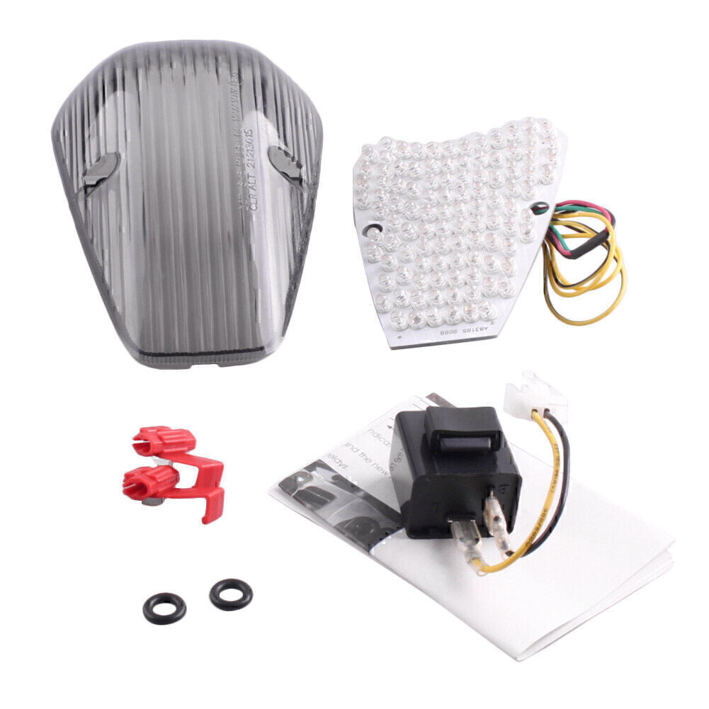Rear Taillight Turn Signal Lamps Smoke for Honda VTX1800 VTX1300 CUSTOM 2002