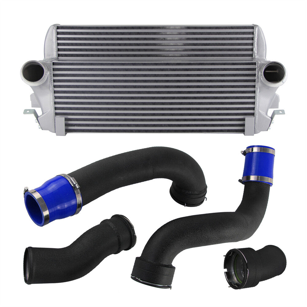 Intercooler +Charge Pipe Kit for BMW 535i F07/F10/F11 640i F12/F13 740i N55 Blue