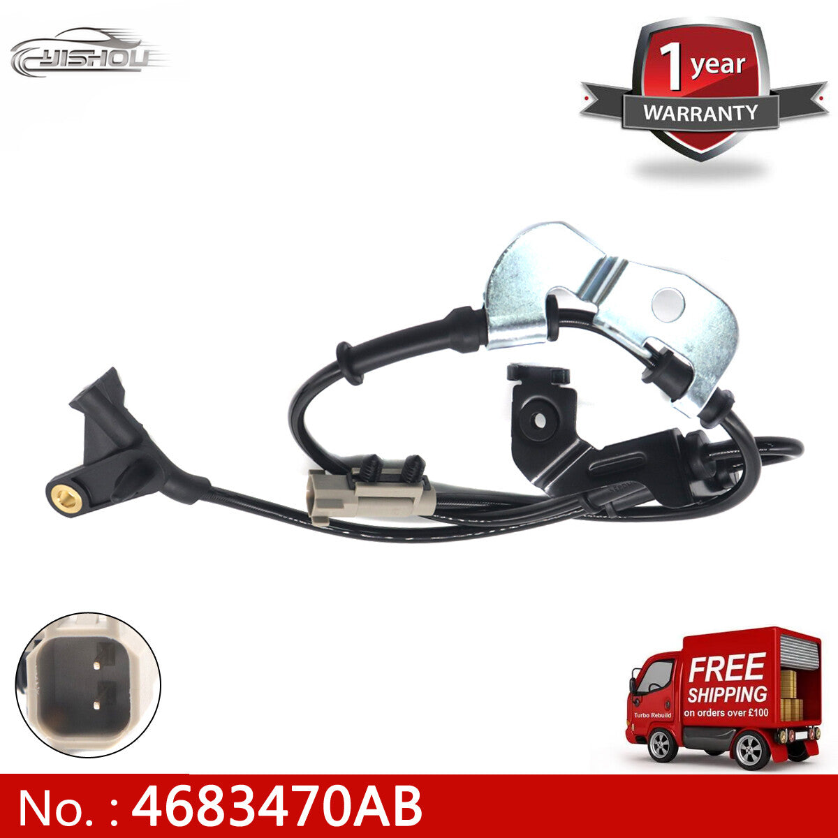 new right front 4683470AB ABS wheel speed sensor for Chrysler for Dodge 4683470AA