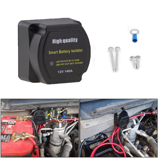 12V 140A Dual Battery for Smart Isolator Voltage Sensitive Relay for Car Marine Boat
