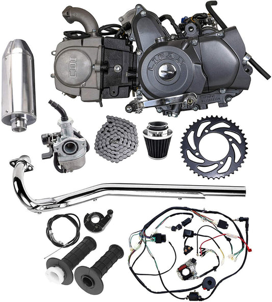 125cc engine motor semi-automatic tunnel bicycle suitable for Honda CT70, CT90, CT110, ATC70, Z50