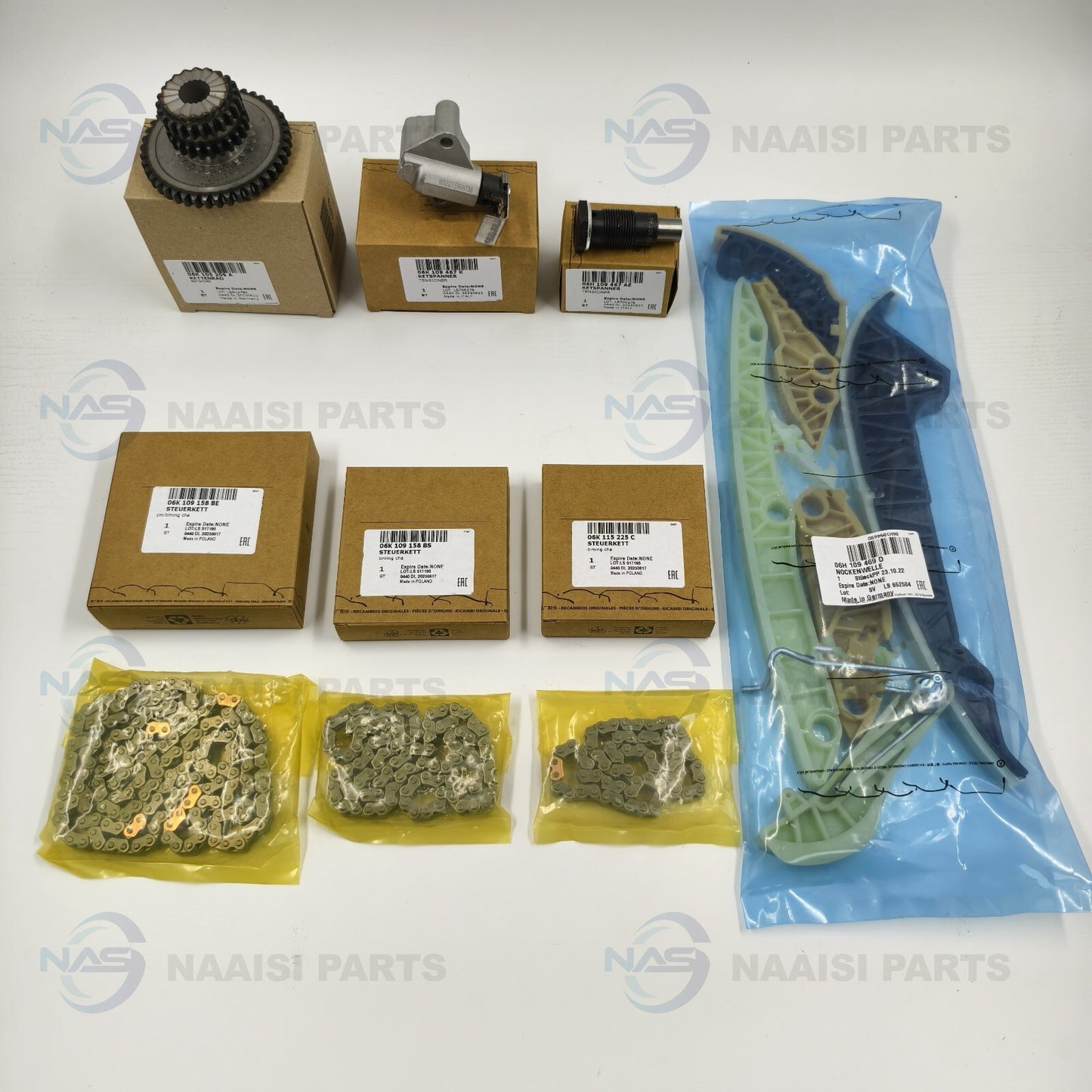 The brand-new 13X timing chain kit is suitable for Volkswagen GTI, for Jetta , for Audi A4, Q3, Q5 1.8, 2.0 T