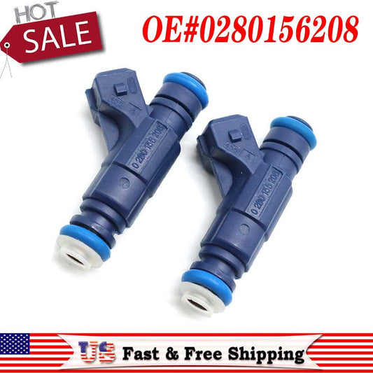 2-pack fuel injectors 0280156208 suitable for Polaris Sportman 700/800 EFI RZR FOREST 800
