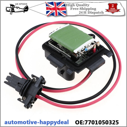 for Vauxhall Vivaro for Renault Trafic for Opel Vivaro 01-14 Heater Blower Fan Resistor