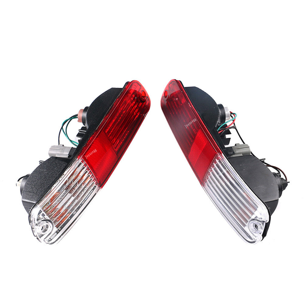 2Pcs LH + RH Rear Bumper Tail Fog Light Indicator for Mitsubishi for Pajero Montero