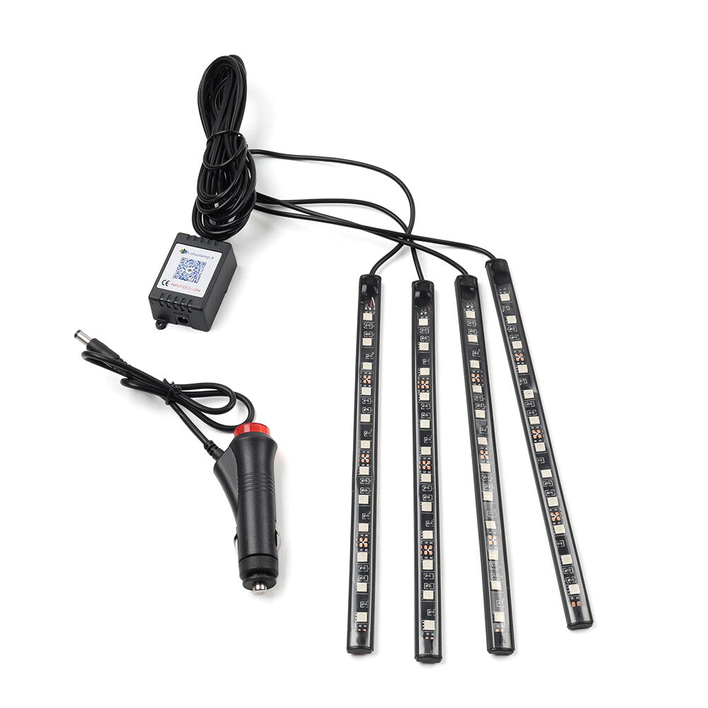 VoiceControl Floor Atmosphere Light Decorative Foot Lamp RGBMusic