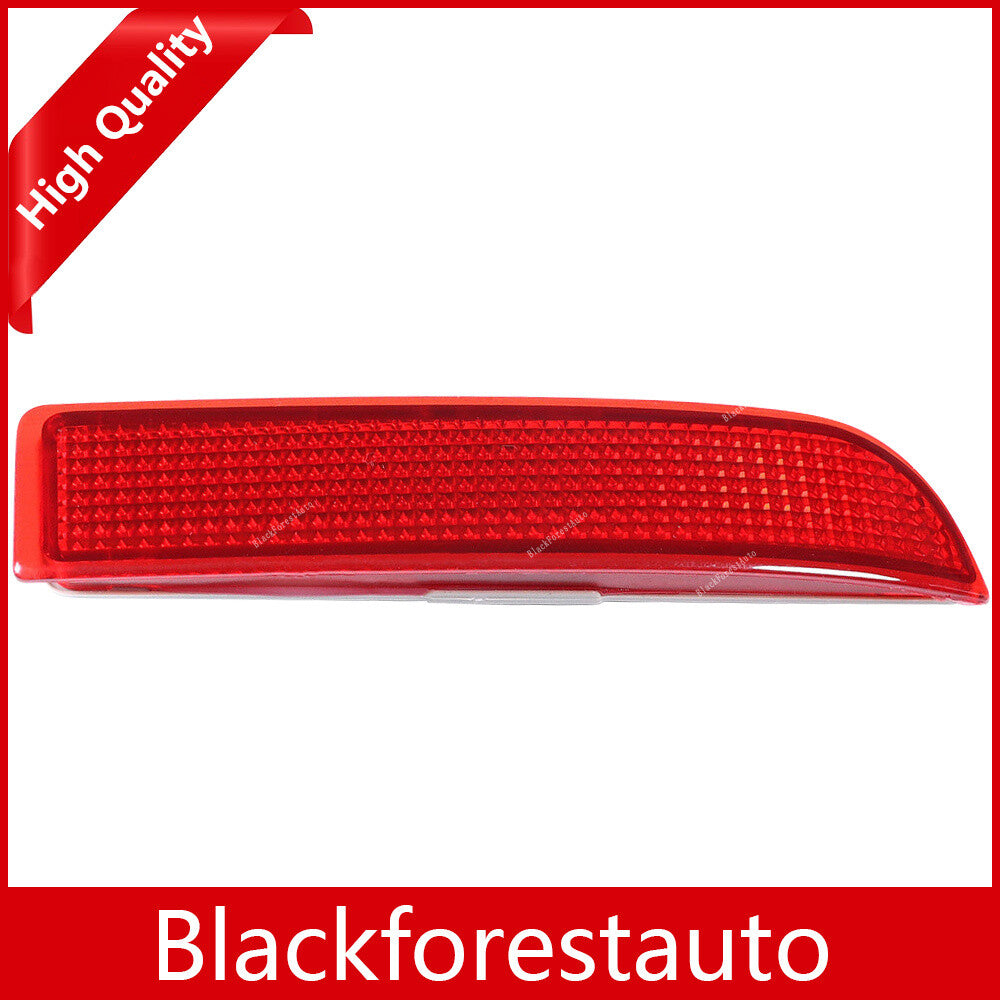 Red Fits 2009-12 for Toyota RAV4 Rear Bumper Reflector Replacement Lamp Left Side