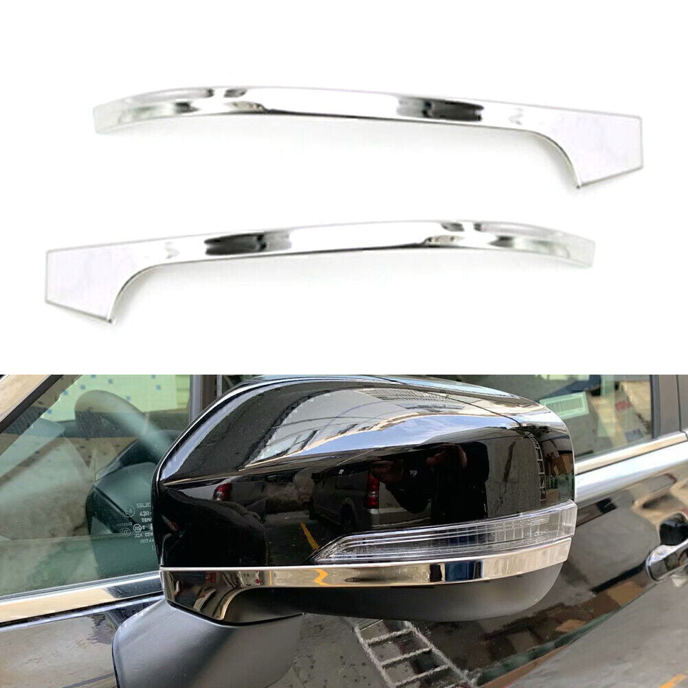 2pcs Car Side Rearview Mirror Molding Trims Fit for Subaru Fitester 2019-2020