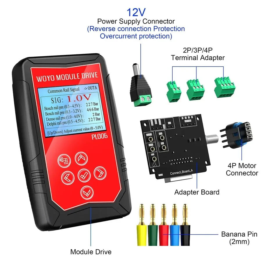 PL006 Module Drive Automobile 12 V Vehicle Injectors Car Fault Detect Drive